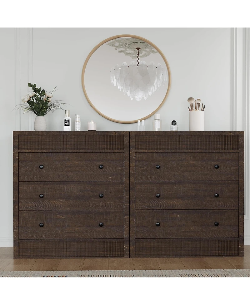 homfan 3-Drawer Dresser