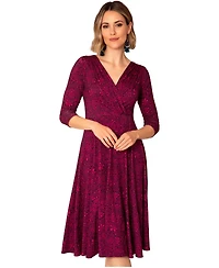 Alie Street London Women's Sculpted Fit Flare Midi Dress