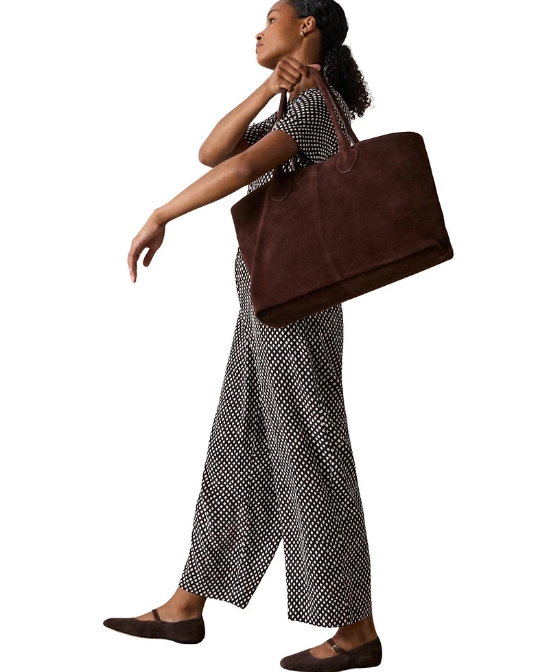 Whistles Women's Short Sleeve Wide Leg Jumpsuit