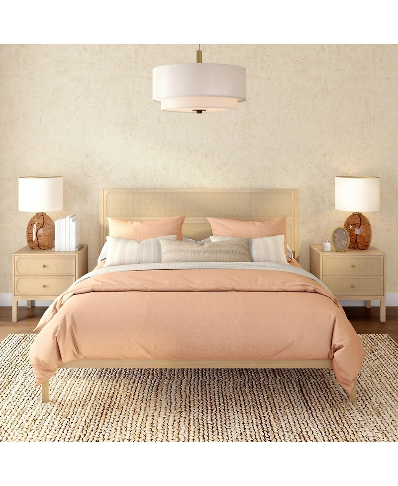 Plank+Beam Elio Rattan King Bed