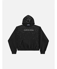 Aelfric Eden Men's Boxy Rhinestone Star Pullover Hoodie