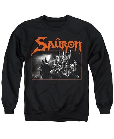 Lord Of The Rings Men's Sauron Long-Sleeve Graphic Crewneck Sweatshirt