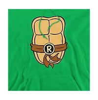 Teenage Mutant Ninja Turtles Men's Raphael Chest Long-Sleeve Graphic Cotton-Blend Hoodie