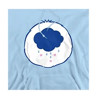 Care Bears Men's Long-Sleeve Graphic Kangaroo-Pocket Grumpy Belly Hoodie