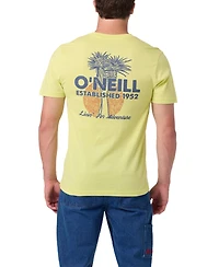 O'Neill Men's Livin' For Adventure Palm Tree Graphic T-Shirt