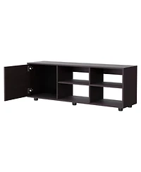 Fm Furniture Parker Tv Stand with a Door and Open Storage