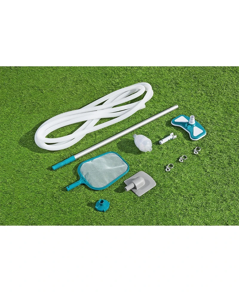 Bestway Flowclear AquaClean 110 Inch Pool Vacuum for 20 Feet Above Ground Pools