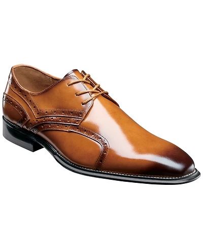 Stacy Adams Men's Alexander Perforated Calf Leather Plain-Toe Oxfords