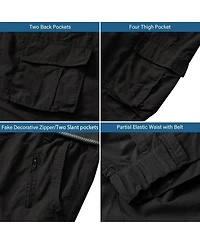 Piscifun Men's Hiking Stretch Cargo Pants