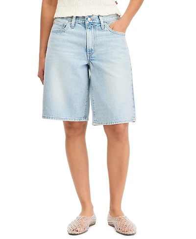 Levi's Women's Mid Rise Baggy Shorts