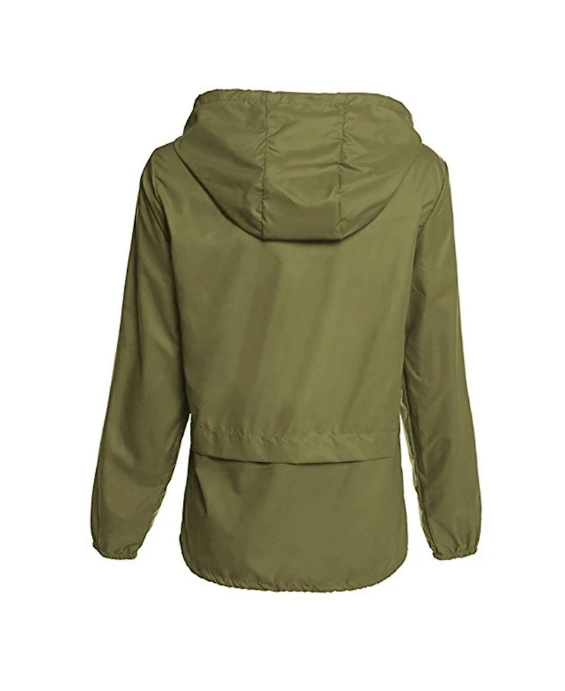 Piscifun Women's Lightweight Packable Water-Resistant Rain Jacket