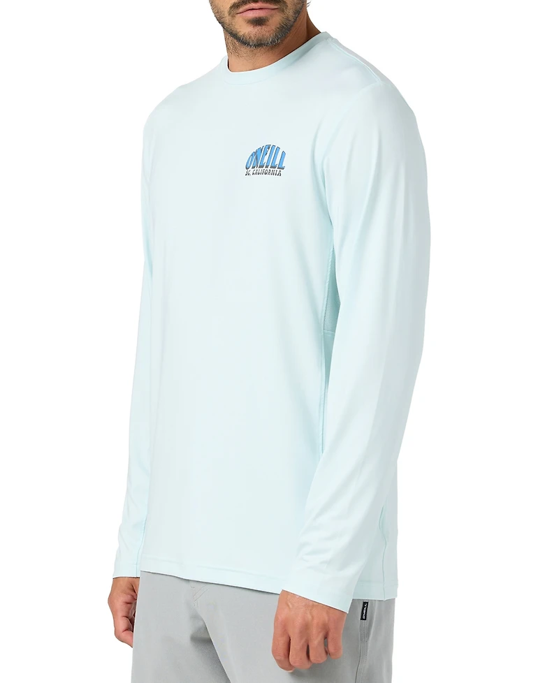 O'Neill Men's Phrase Long-Sleeve Crewneck Rash Guard
