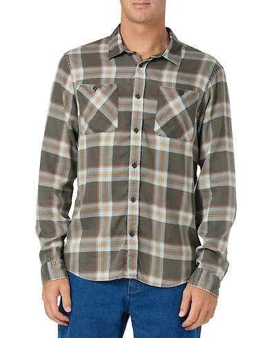 O'Neill Men's Print Long-Sleeve Flannel Shirt