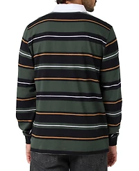 O'Neill Men's Tickets Long-Sleeve Stripe Rugby Shirt