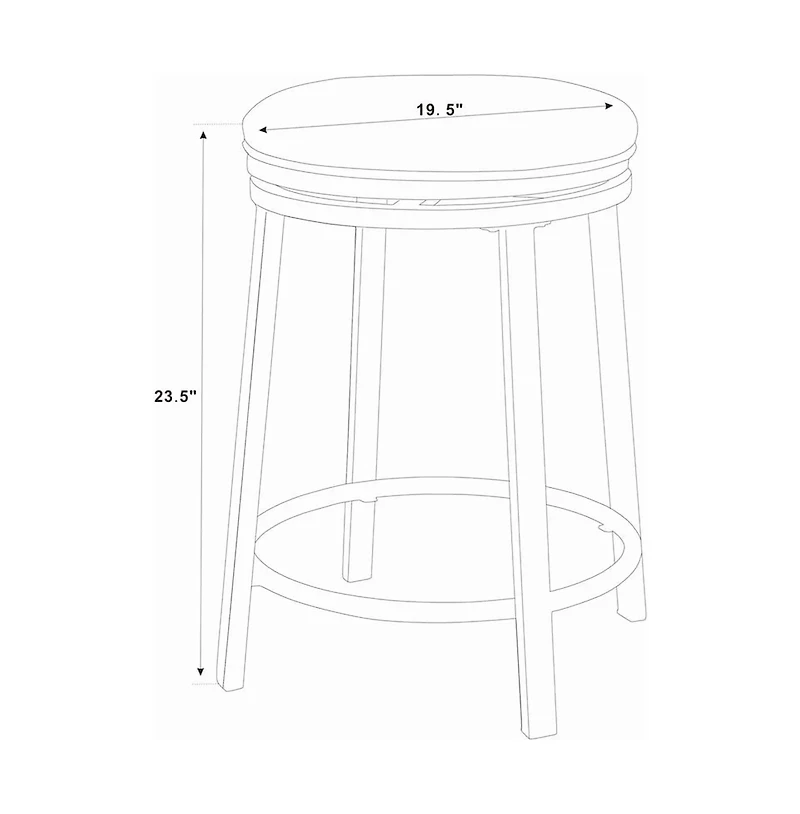 Slickblue 360degree(s) Swivel Bar Stools Set of 2 with Upholstered Seat