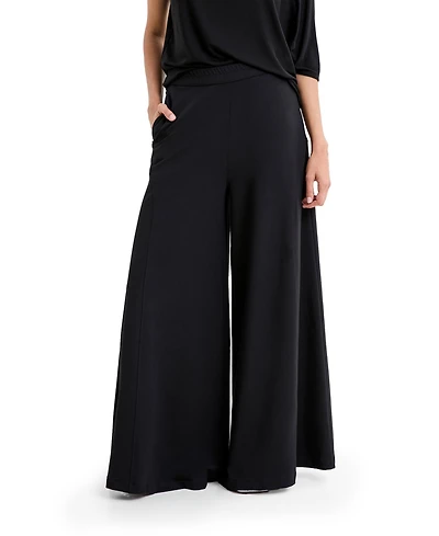 Marcella Women's Hylan High-Rise Wide-Leg Trousers