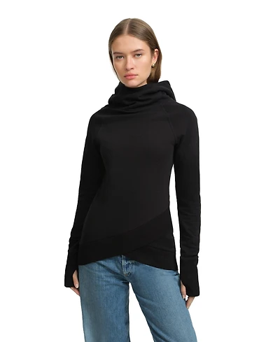 Marcella Women's Geneva Hooded Cutout-Sleeve Sweatshirt
