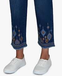 Alfred Dunner Petite Pull-On Cropped Pants