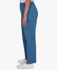 Alfred Dunner Petite Pull-On Straight-Leg Pants