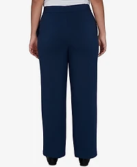 Alfred Dunner Petite Pull-On Wide-Leg Pants