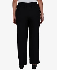 Alfred Dunner Petite Pull-On Straight-Leg Pants