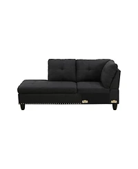 Streamdale Furniture L shape Sectional Sofa Chair with cup holder