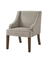 Streamdale Furniture Mid Century Modern Upholstered Accent Chair with Wood Legs