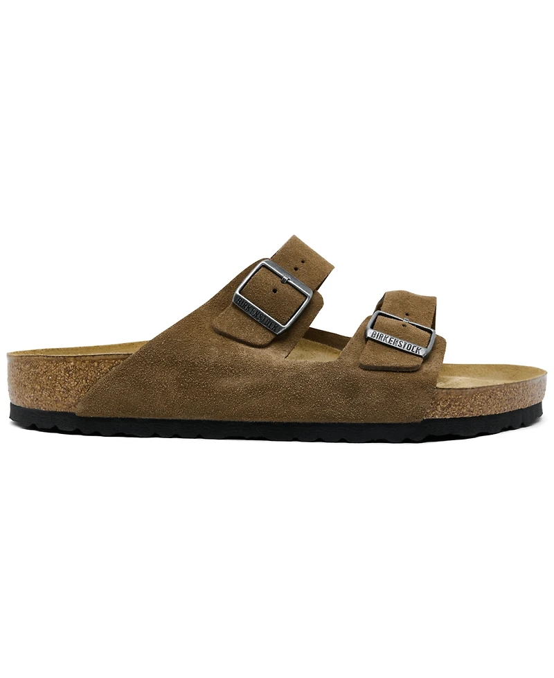Birkenstock Arizona Two-Strap Suede-Leather Sandals from Finish Line