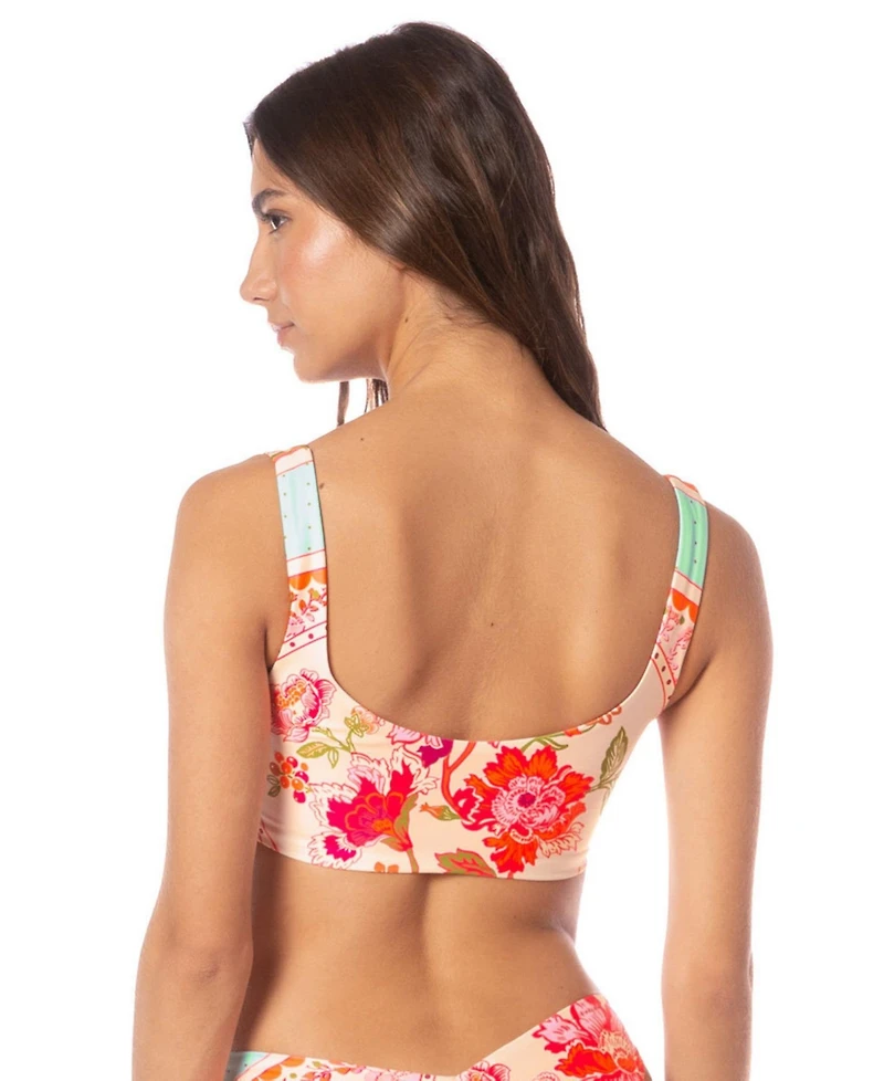 Maaji Women's Floral Groove Dazzle Bikini Top