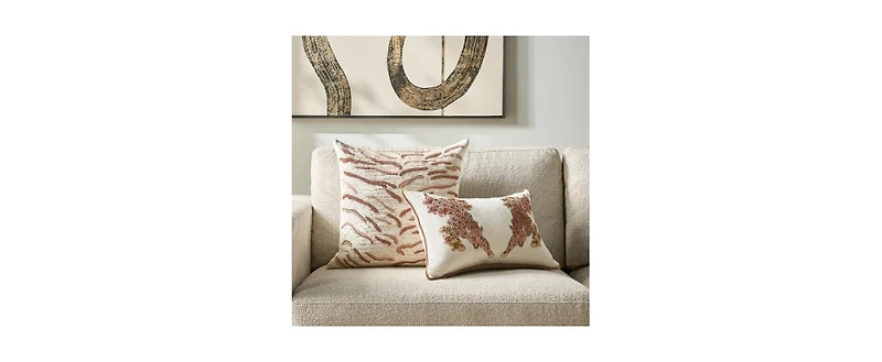 Z Gallerie Roary Beaded Pillow 20"