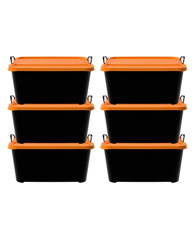 Life Story 55 Quart Stackable Storage Bin, Heavy Duty Lidded Container
