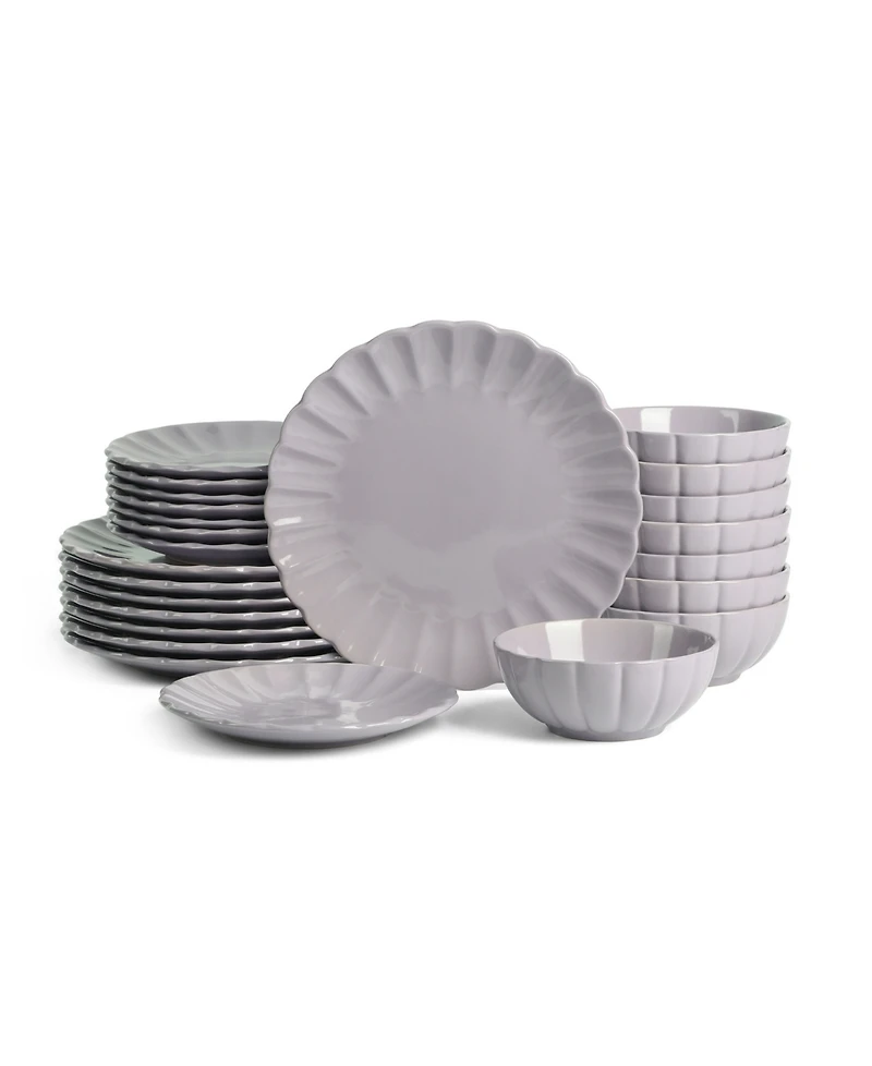 Earth & Clay Phoenix 24-Piece Dinnerware Set, Service for 8