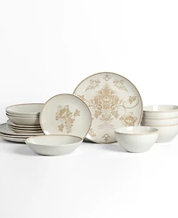 Stone Lain Opal 16-Piece Dinnerware Set, Service for 4