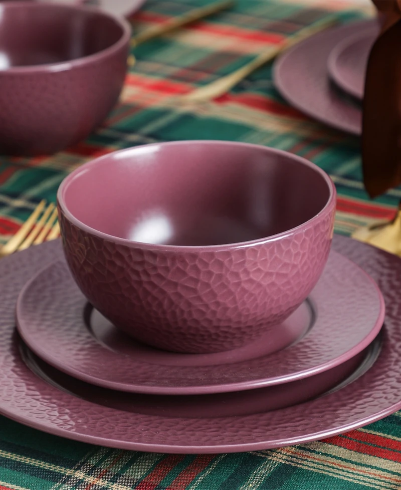 Stone Lain Topaz 24-Piece Dinnerware Set, Service for 8