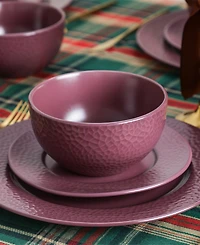Stone Lain Topaz 24-Piece Dinnerware Set, Service for 8
