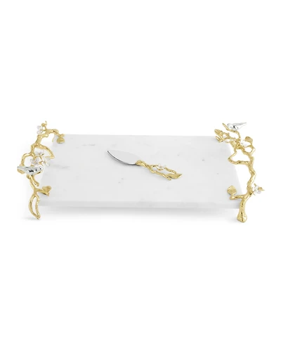 Michael Aram Lovebirds Cheeseboard with Knife