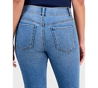Style & Co Petite High-Rise Straight-Leg Shaping Jeans, Macy's Exclusive