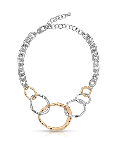 Ettika Interlocking Golden Chain Necklace