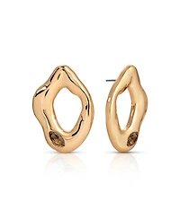 Ettika Melting Metal Crystal Earrings