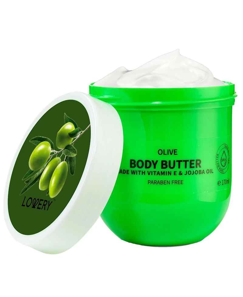 Lovery Olive Scented Whipped Body Butter, Bath and Body Care