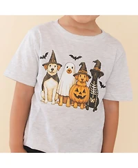 Sweet Wink Little Boys Halloween Puppies Short Sleeve T-Shirt
