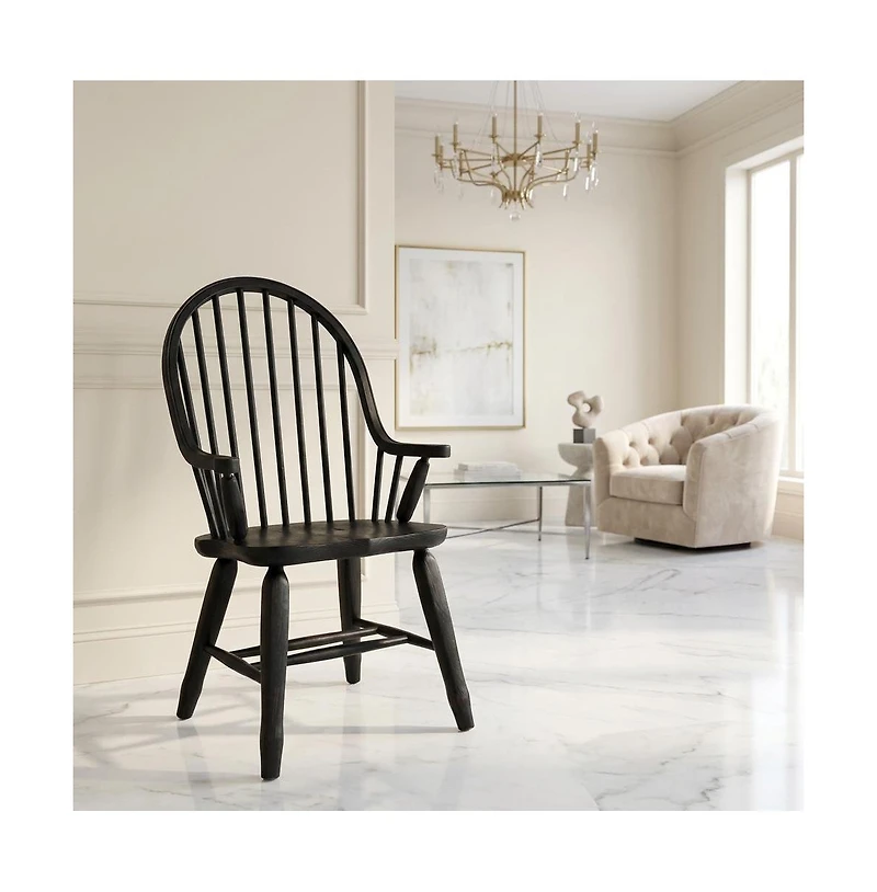 Liberty Furniture Bow Back Arm Chair - Black