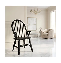 Liberty Furniture Bow Back Arm Chair - Black
