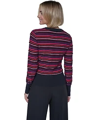 Sonia Rykiel Women's St Grmn Cmbo Stripe Poorboy Striped Crewneck Sweater