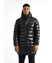 JACK1T Men's Down-Fill Hooded Coat