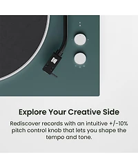 Kanto OBI3 Bluetooth 5.3 Turntable with Built-In Preamp