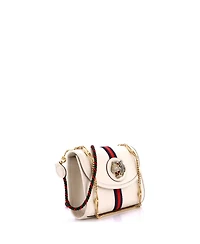 Pre-Owned Gucci Small Rajah Web Chain Shoulder Bag Leather
