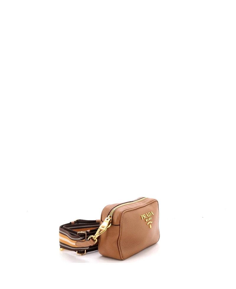 Pre-Owned Prada Mini Dual Strap Camera Bag Vitello Phenix