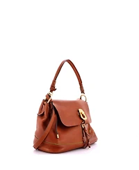 Pre-Owned Chloe Small Owen Flap Bag Leather