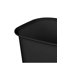 Sterilite 3 Gallon Rectangular Wastebasket Small Home Trash Bin, Pack